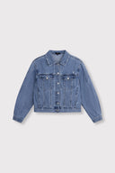 Soft Denim Patch Jacket