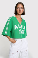 Cropped Baseball T-Shirt
