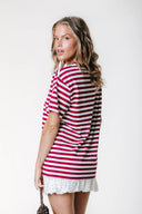 Puff Logo Stripe T-shirt