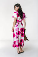 Ava Flower Wrap Dress