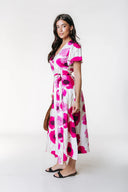 Ava Flower Wrap Dress