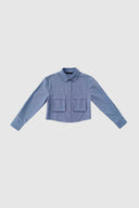 Lemon Cropped Shirt