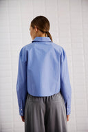 Lemon Cropped Shirt
