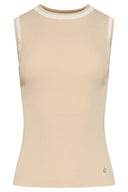 Mouwloze Rib Top