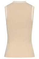 Mouwloze Rib Top