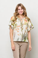 Axelle Flower Top