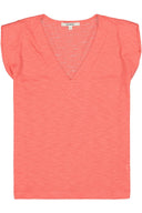 Koraalroze T-shirt