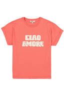 Koraalroze T-shirt