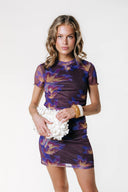 Jolie Flower Mesh Dress