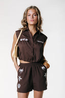 Gwyneth Shell Sleeveless Top