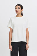 Palmer T-shirt - Wit & Wijnrood