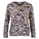 Blouson V-hals Print