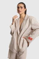 Striped Blazer