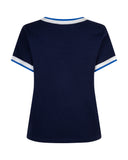Jerry V-neck Striped Rib
