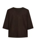 Conny Pullover - Bordeaux & Donkerbruin