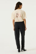 Italia Amore T-shirt - Wit & Donkerrood