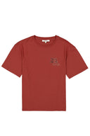 Italia Amore T-shirt - Wit & Donkerrood