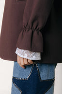 MIMMI LACE SLEEVE BLAZER
