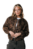 BENTE JACQUARD BOMBER JACKET