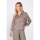 BLOUSE JACQUARD FLOWER