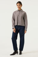 GESTREEPTE BLOUSE