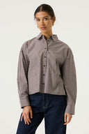 GESTREEPTE BLOUSE