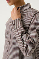 GESTREEPTE BLOUSE