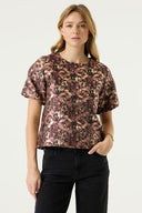 BLOUSE MET PRINT