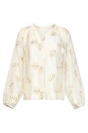 BLOUSE GEBORDUURD