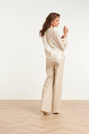 BLOUSE GEBORDUURD