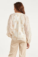 BLOUSE GEBORDUURD