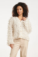 FLUFFY VEST MET LUSSTRUCTUUR