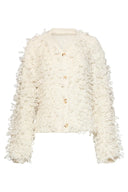FLUFFY VEST MET LUSSTRUCTUUR