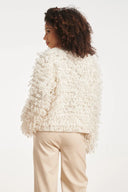 FLUFFY VEST MET LUSSTRUCTUUR
