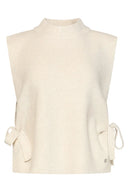 MOUWLOZE GEBREIDE TOP MET STRIKDETAILS