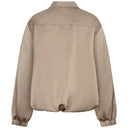 RED BUTTON AVY SATIN LATTE