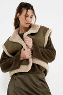 OLIJFGROENE DAMESGILET VENTURA