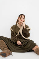 OLIJFGROENE DAMESGILET VENTURA