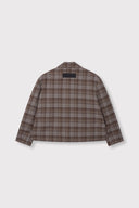 CROPPED CHECK BLAZER