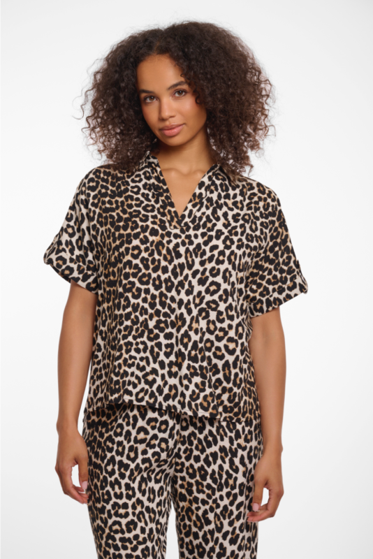 Blouse panterprint Rino & Pelle
