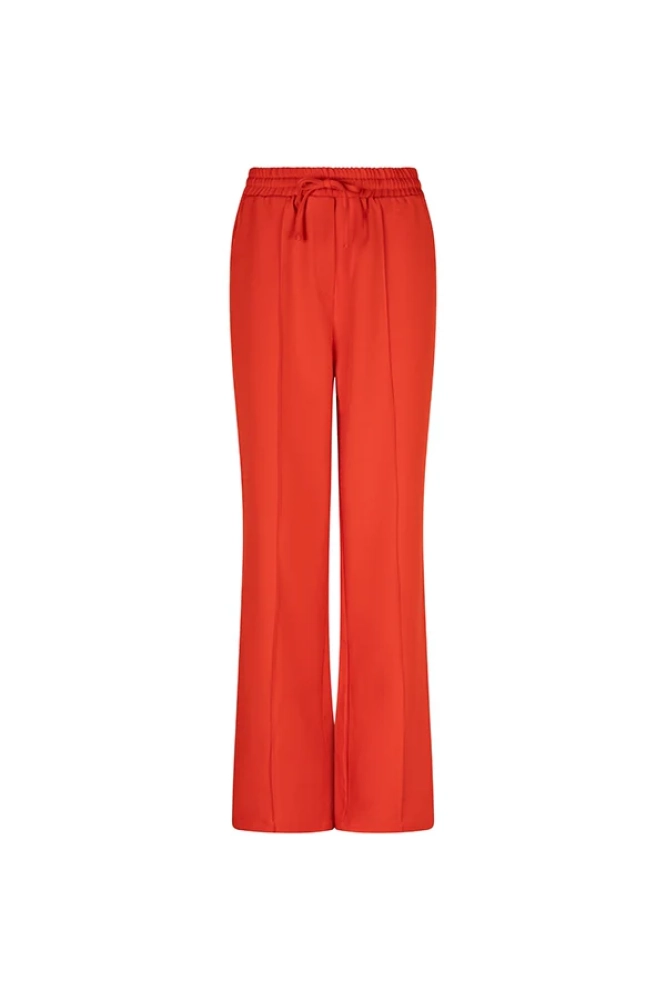 Pantalon met smockband en koort van Lofty Manner in koraal