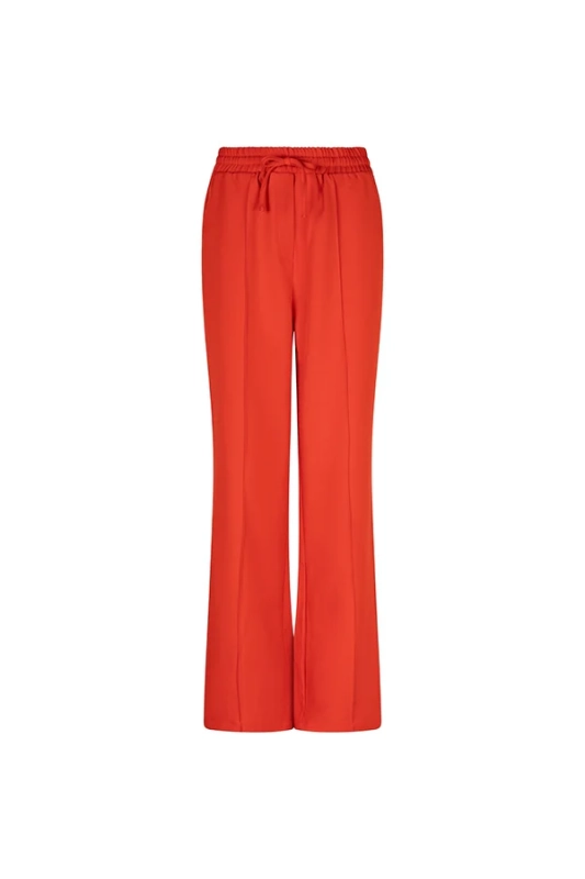 Pantalon met smockband en koort van Lofty Manner in koraal