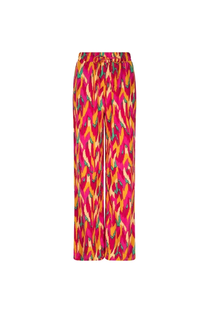 Kleurrijke broek met elastische tailleband van Lofty Manner