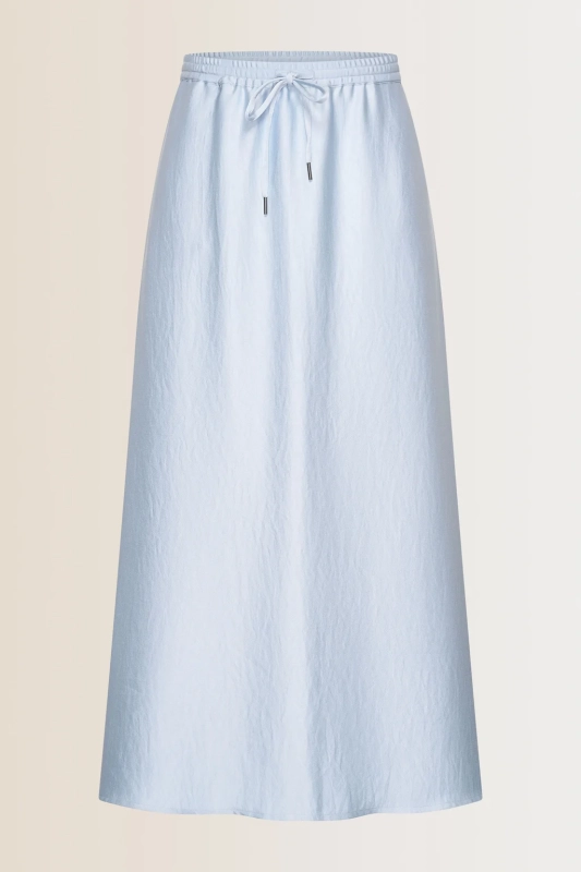 Soepelvallende Rok Expresso - Blauw