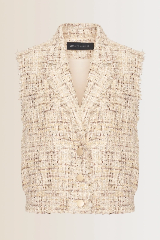 Boucle Jasje Expresso - Off White