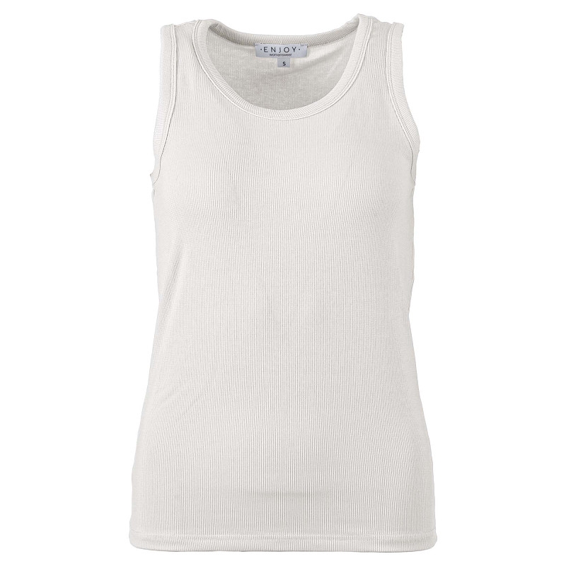 Singlet Lurex Enjoy - Ecru