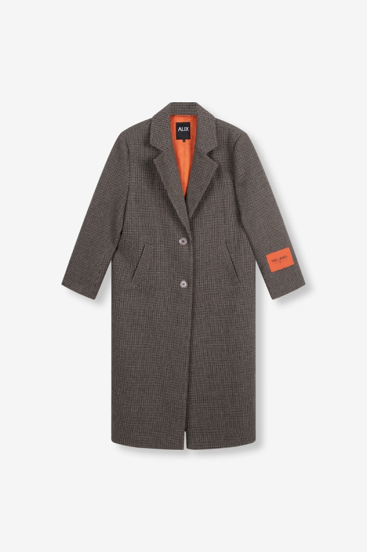 Checked Coat - Alix the Label