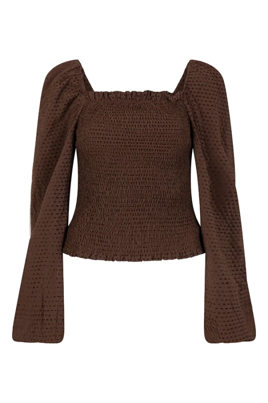 Blouse Samira - Bruin