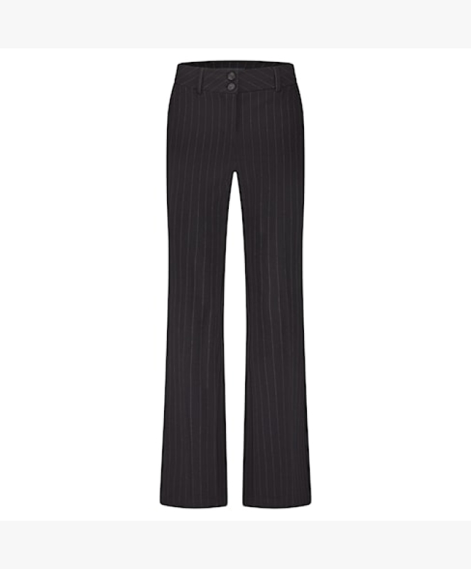 Broek Bibette Pinstripe - Zwart