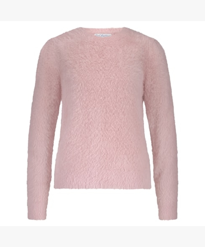 Fuzzy Puff Sleeve - Roze